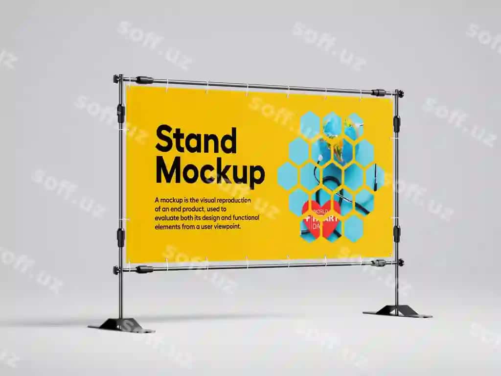 "O'rningdan tur," degan sariq belgi | Yellow sign that says stand up it