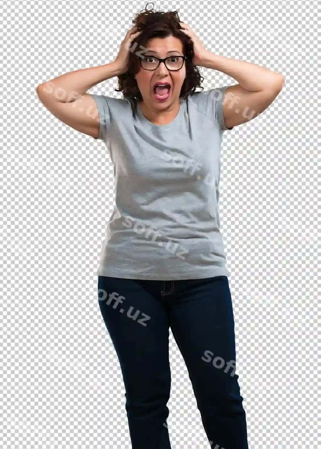 O'rta yoshli ayol achulangan, o'zinga tortilgan, jahlin, g'amli, boshiga qaramay oltirgan. | Middle aged woman frustrated desperate angry sad with hands head