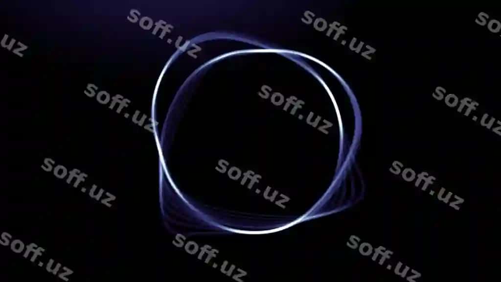 Yorqin qora orqa fonda, ko'k orqa chiroq harakati, yorqin oq shar animatsiyasi, ki ajratadi. | Bright black background with blue backlight motion bright white sphere animation that separates