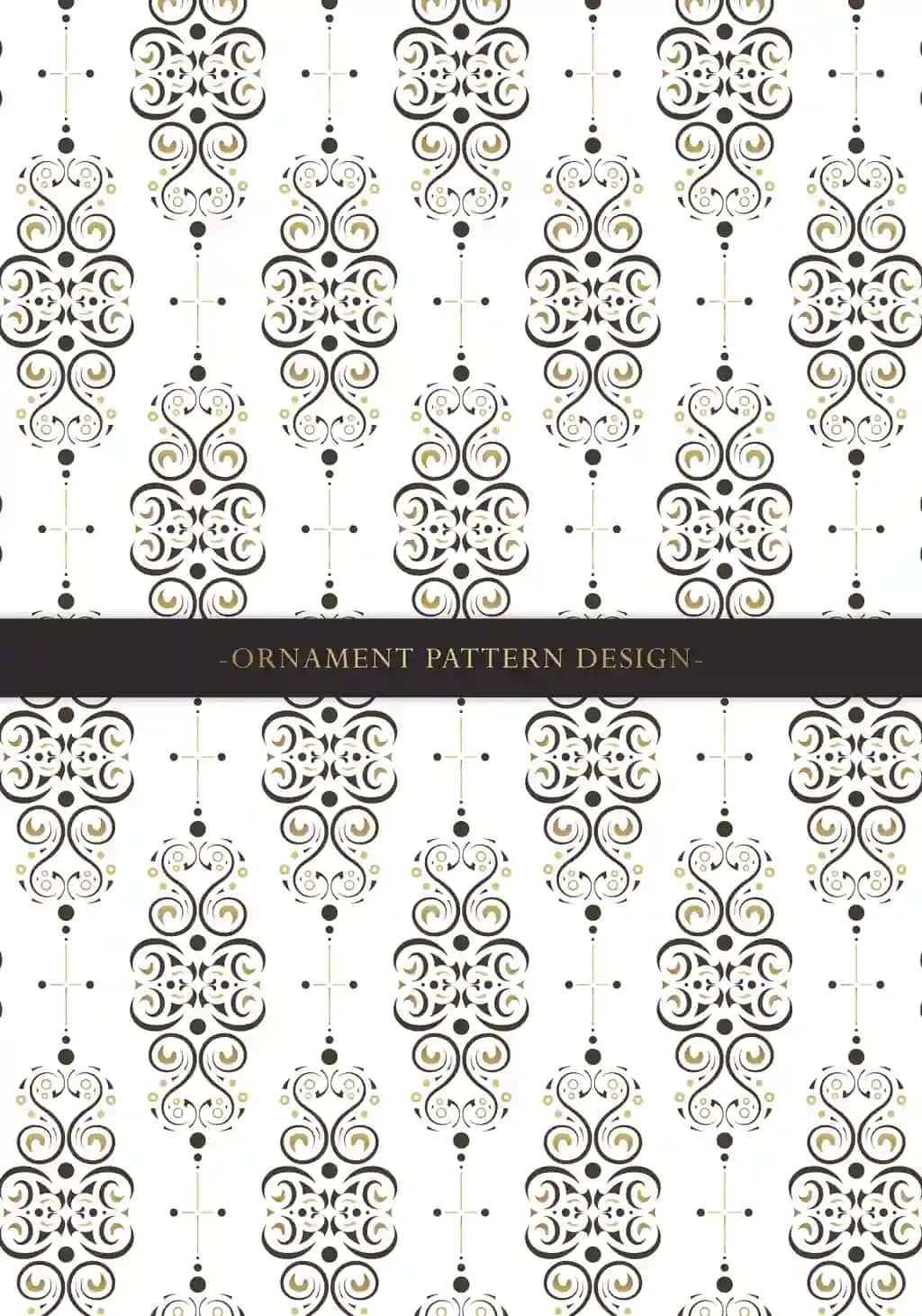 Swirl ornament choksiz naqsh dizayn fon badiiy bezak | Swirl ornament seamless pattern design background art decoration