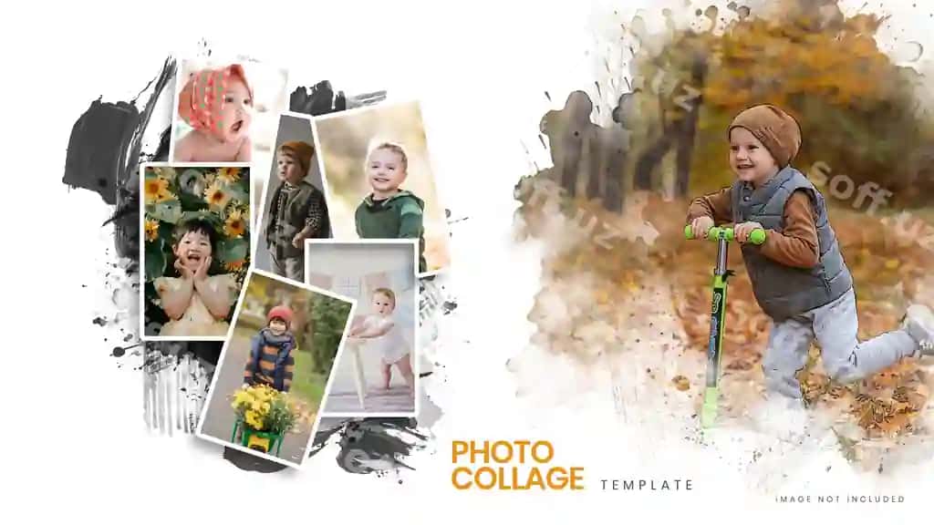 Foto kollej namunasi | Photo collage mockup