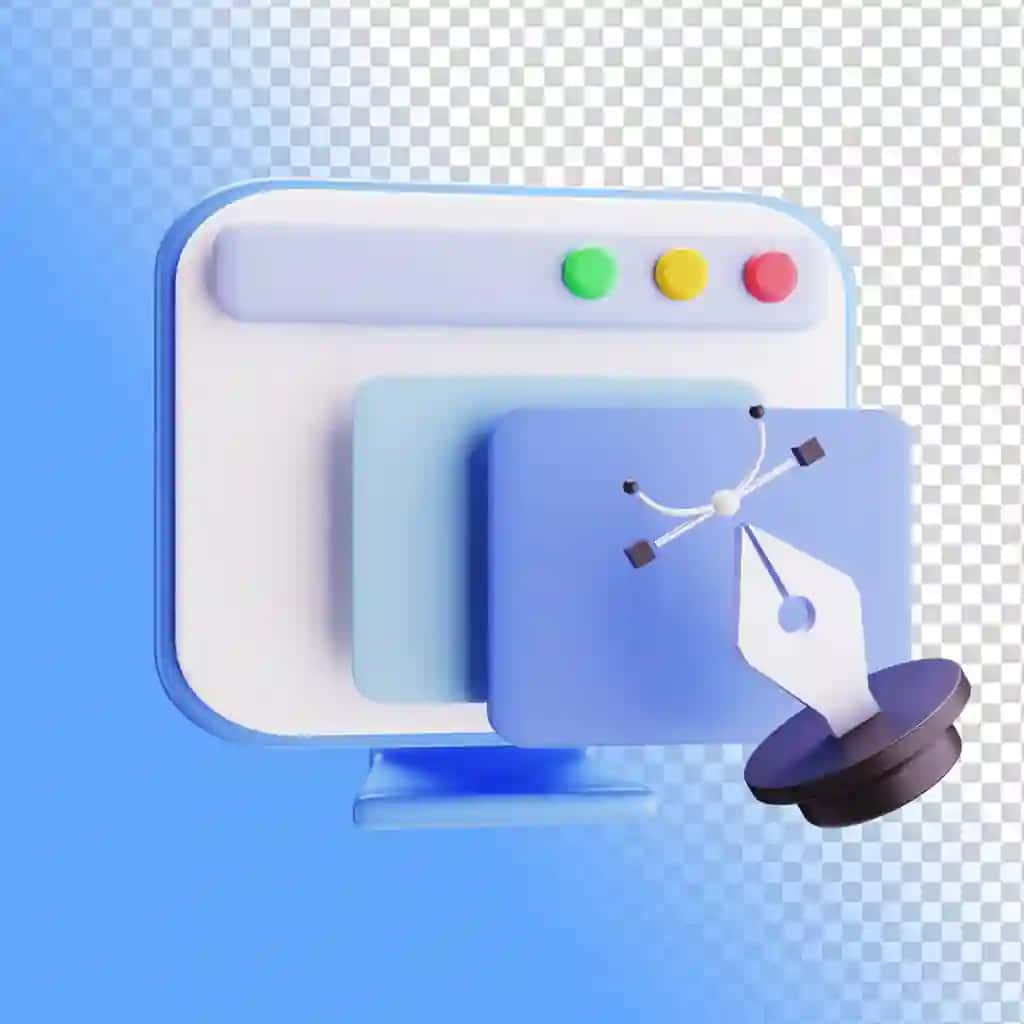 3D renderlash qalam piktogramma tasviri vektor kontseptsiyasi vositalari dizayni | 3d rendering pen icon illustration vector concept tools design