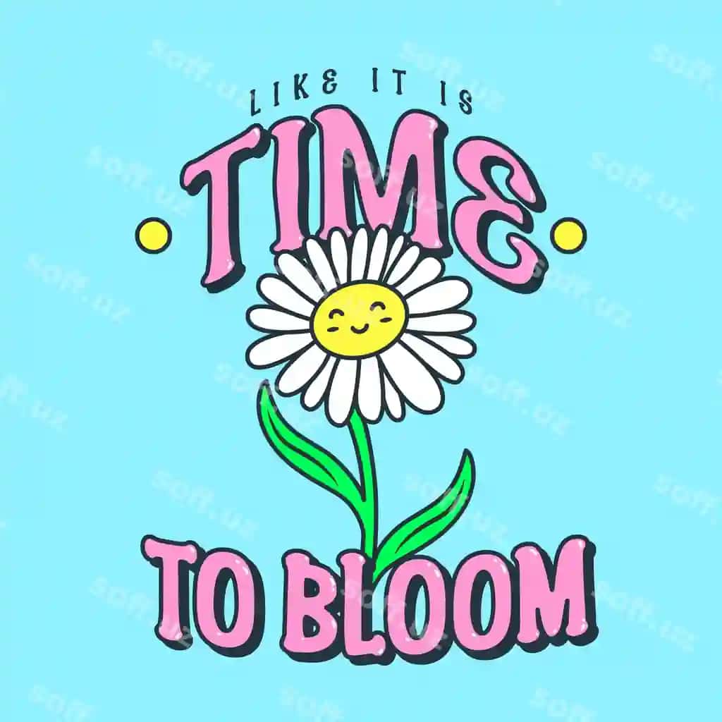 Vaqt baxtli gul bilan gullaydi | Time bloom with happy flower