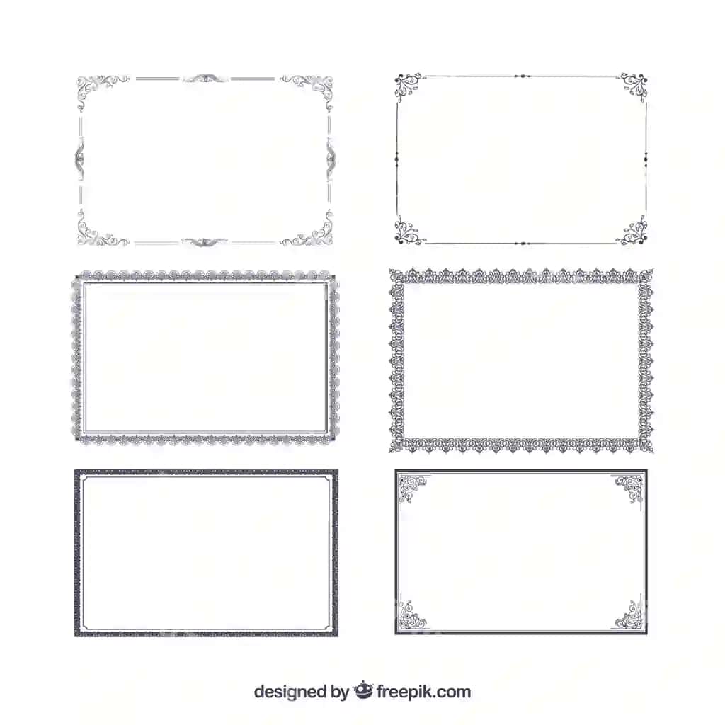 Majmua sertifikat ramkalar | Collection certificate frames