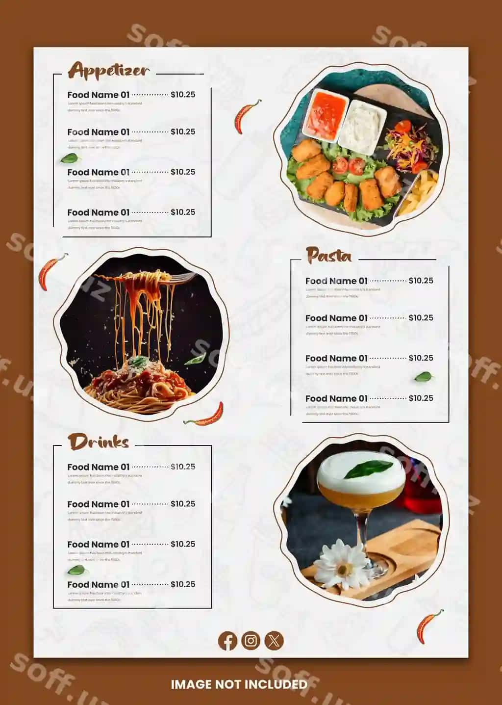 Eng yaxshi ovqat menyusi shabloni restoran dizayni | Best food menu template design restaurant