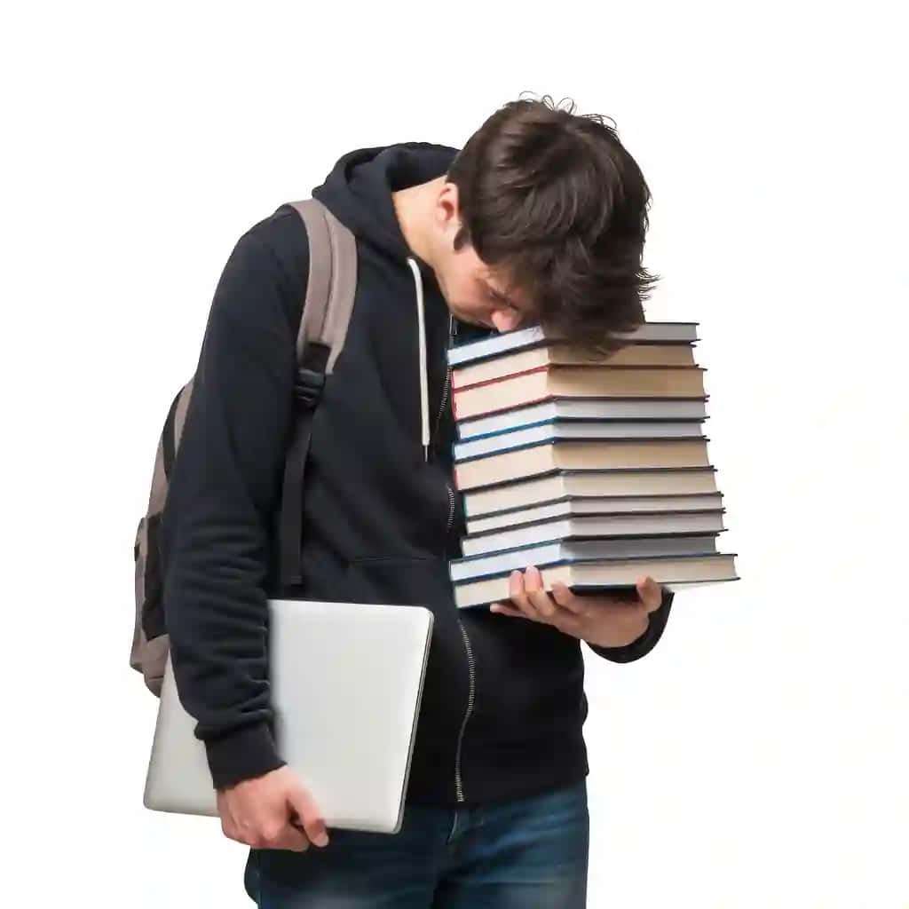 Og‘ir kitoblar noutbukini ko‘tarib olgan talaba | Student carrying heavy books laptop