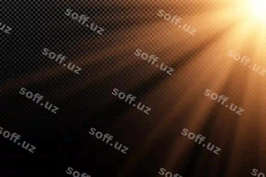 Zamonaviy oltin yorug'lik effekti shaffof qorong'u fon oltin nurlari | Stylish gold light effect transparent dark background golden rays