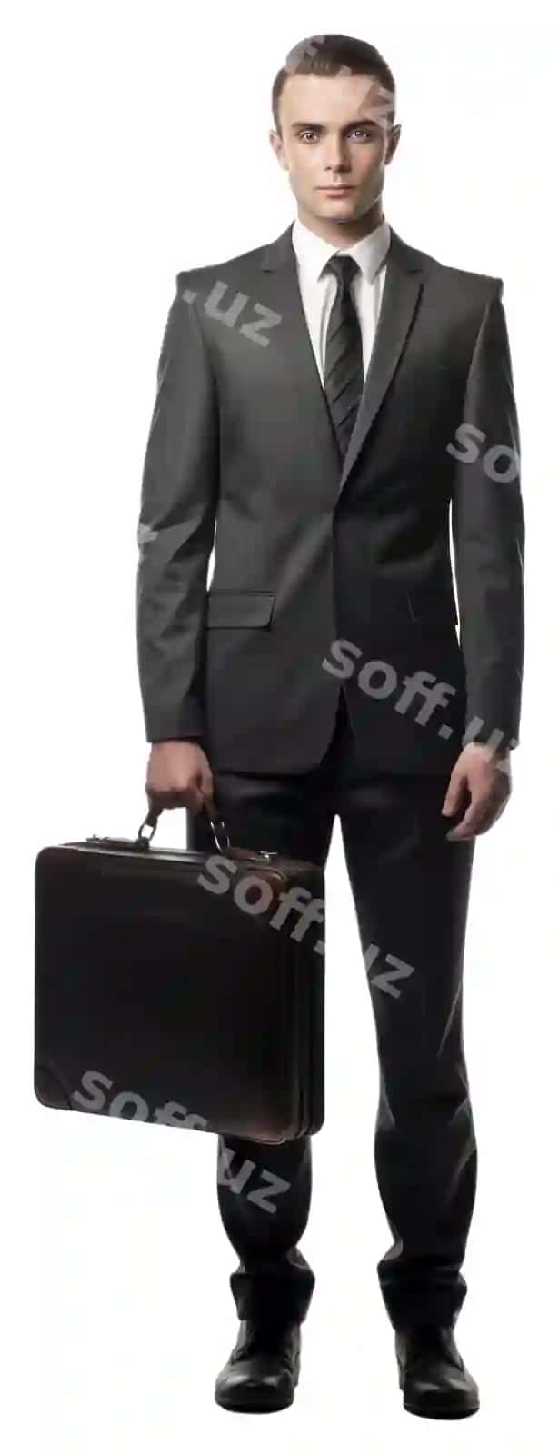 Png qisqar valiza portret turga | Png briefcase suitcase portrait standing