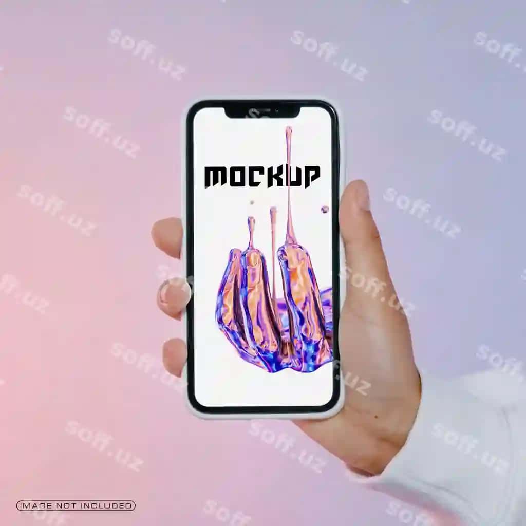To'liq ekran smartfon mockup prezentatsiyasi | Full screen smartphone mockup presentation