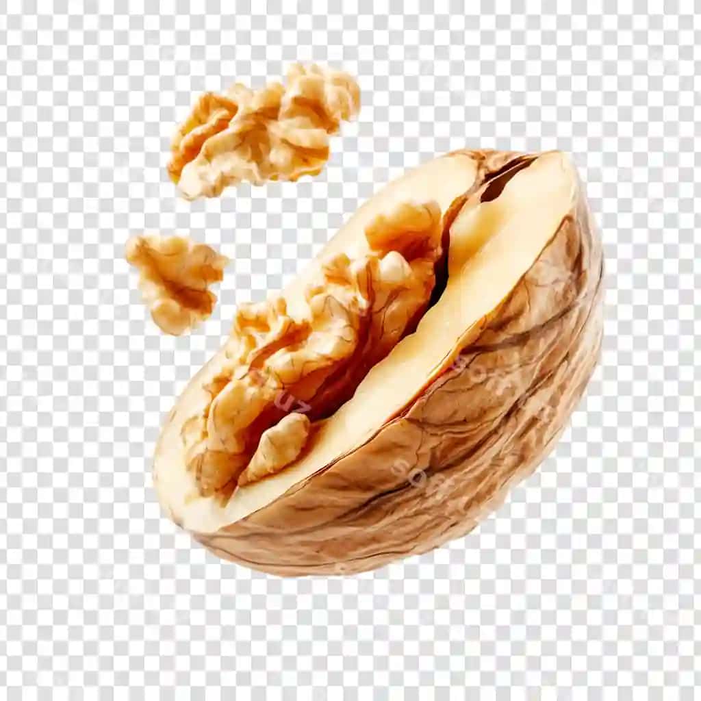 Yong'oqning yarmi bo'laklarga tushadi mazali atıştırmalık sog'lom ovqat | Walnut halves pieces falling delicious snack healthy food