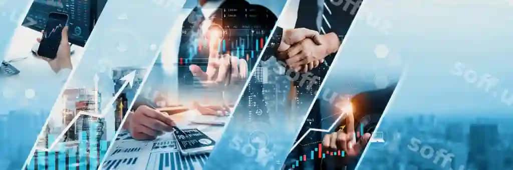 Futuristik biznes raqamli moliyaviy ma'lumotlar texnologiyasi katta ma'lumotlar kudos kontseptsiyasi | Futuristic business digital financial data technology big data kudos concept