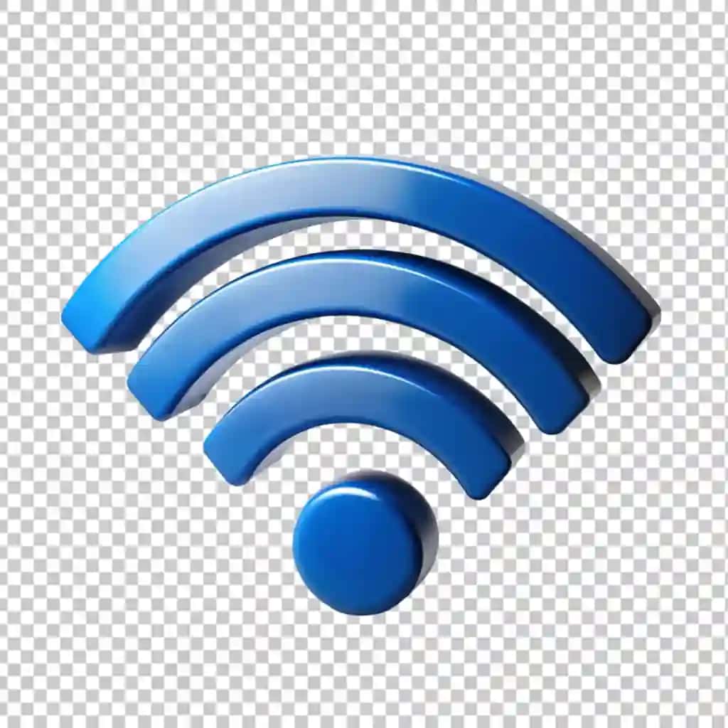 3D zamonaviy uslubdagi Wi-Fi belgisi logotipi | Wifi icon logo with 3d modern style