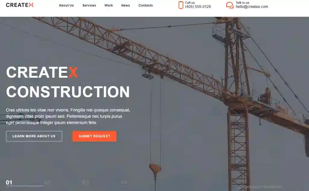 Responsive Web Sayt — HTML/CSS Shablon