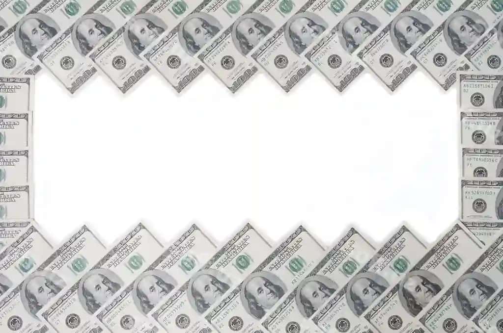 100 AQSH dollari pul o'rlovonlarini ramkaga oling | Frame bills one hundred american dollars