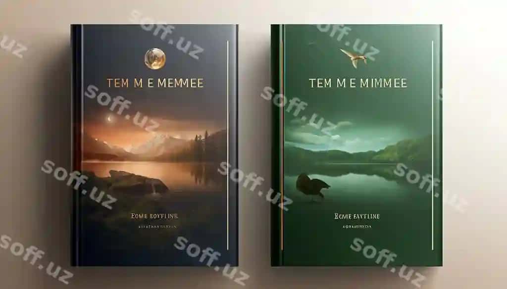 Atrof-muhit mavzusidagi kitob muqovasi dizayni oddiy atmosfera hiper sifatli yuqori aniqlikda | Environmental theme book cover design simple atmosphere hyper quality high resolution