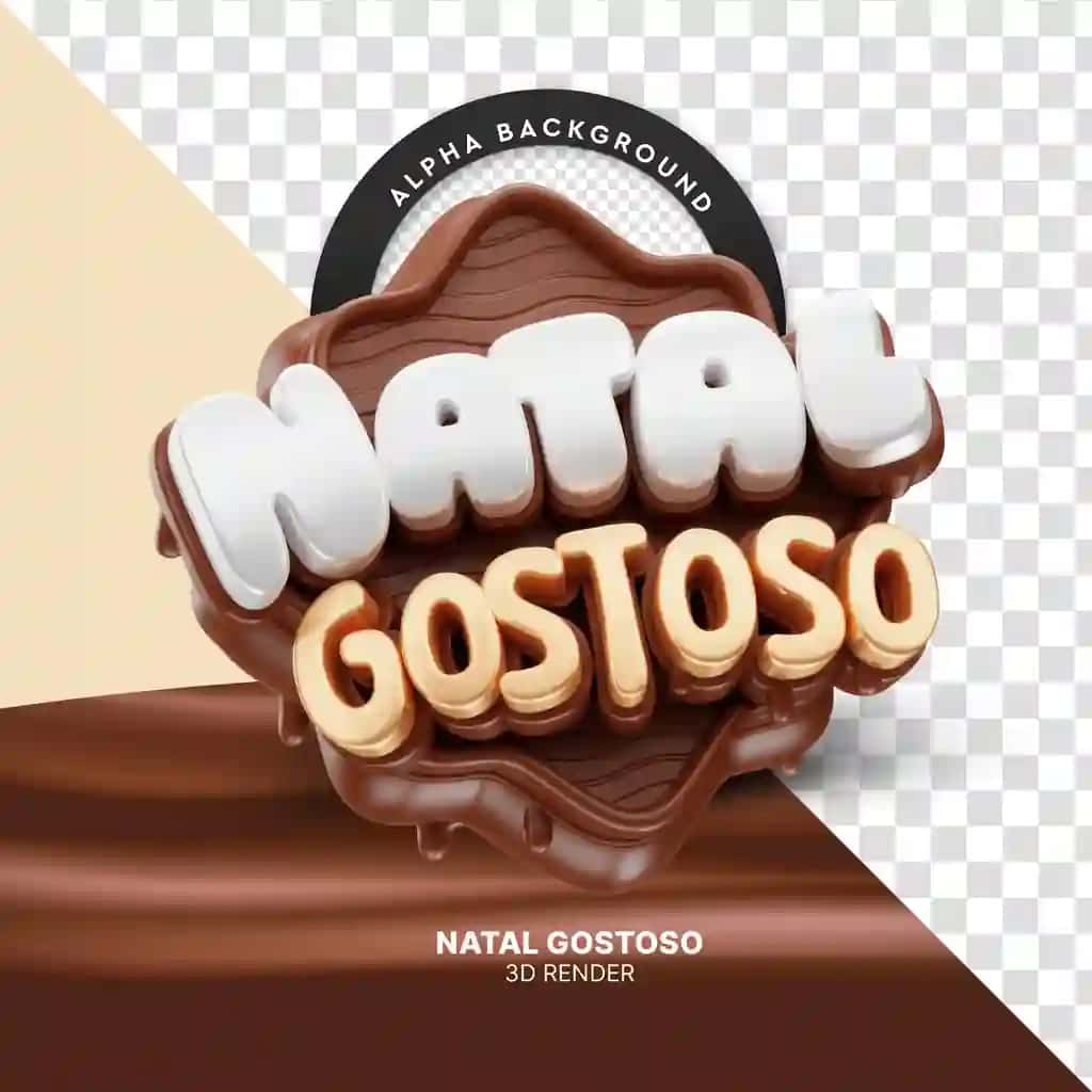 Mazali Rojdestvo shokoladi 3D matn effekti | Delicious christmas chocolate 3d text effect
