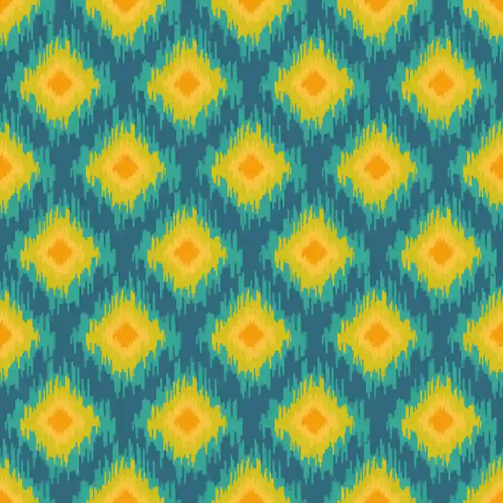 Etnik ikat chevron choksiz naqshli geometrik chiziqli xalq bezaklari | Ethnic ikat chevron seamless pattern geometric striped folk ornament