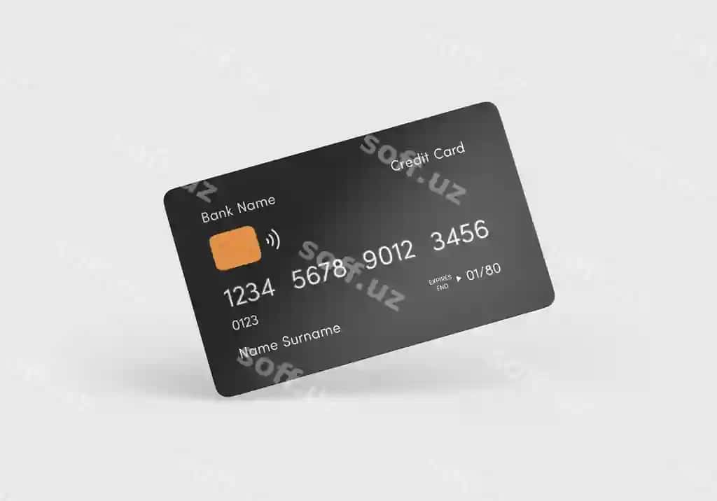 Kredit karta namunasi | Credit card mockup