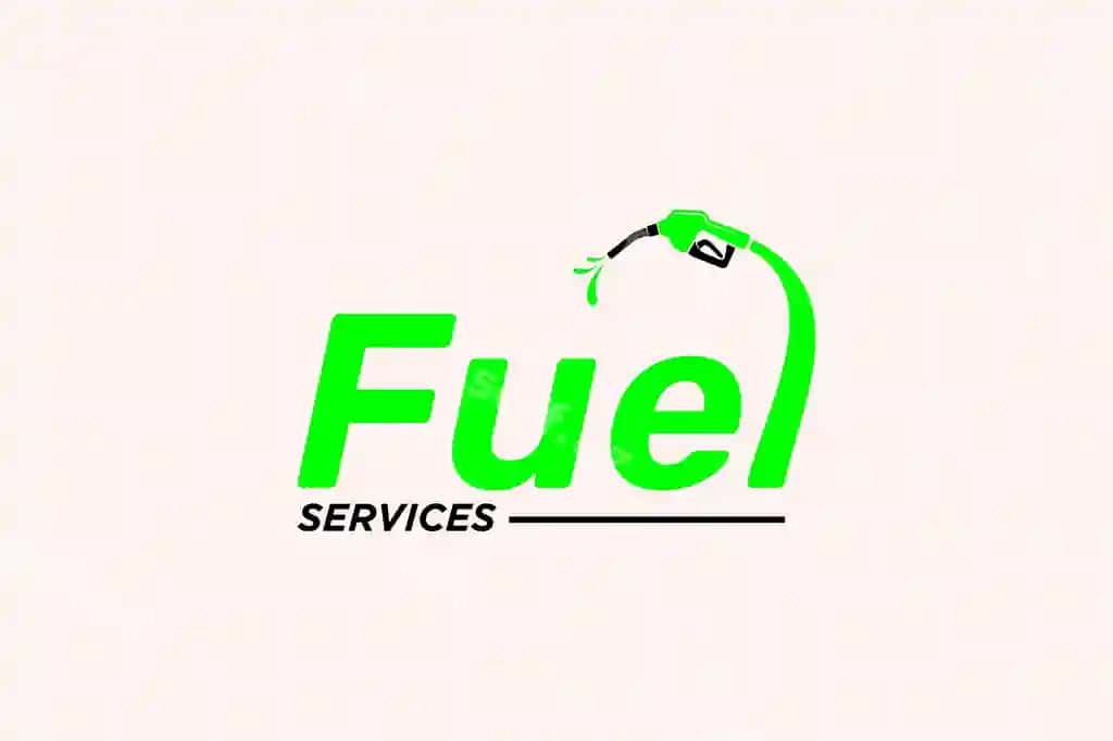 Yoqilg'i xizmatlari logotipi dizayni shabloni element vektori | Fuel services logo design template element vector