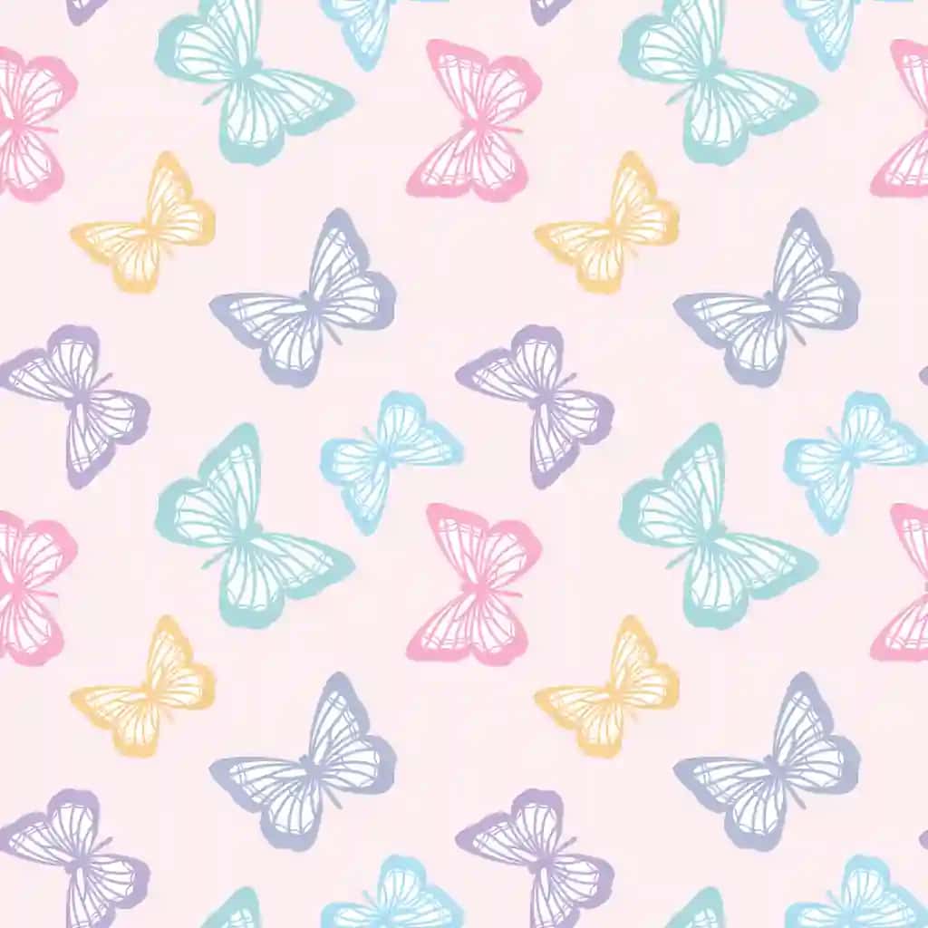 Vektor kapalak yoqimli muammosiz takroriy naqsh dizayn fon | Vector butterfly cute seamless repeat pattern design background
