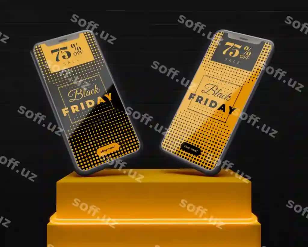 Onlayn chegirma Qora Juma sotuvlari | Online discount black friday sales