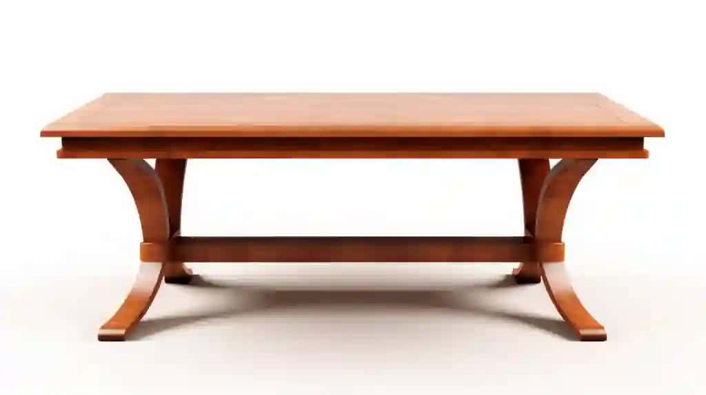 Neoklassik simmetriyaga ega yuqori aniqlikdagi yog'och stol | High resolution wooden table with neoclassical symmetry
