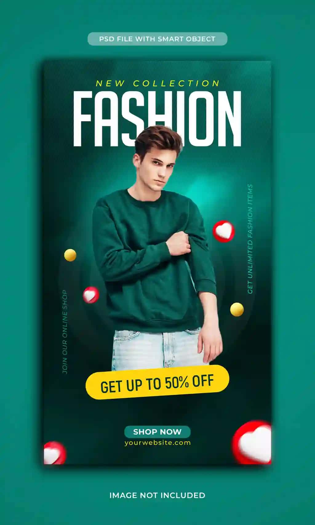 Moda sotuvi uchun maxsus taklif instagram hikoya shabloni | Fashion sale special offer instagram story template