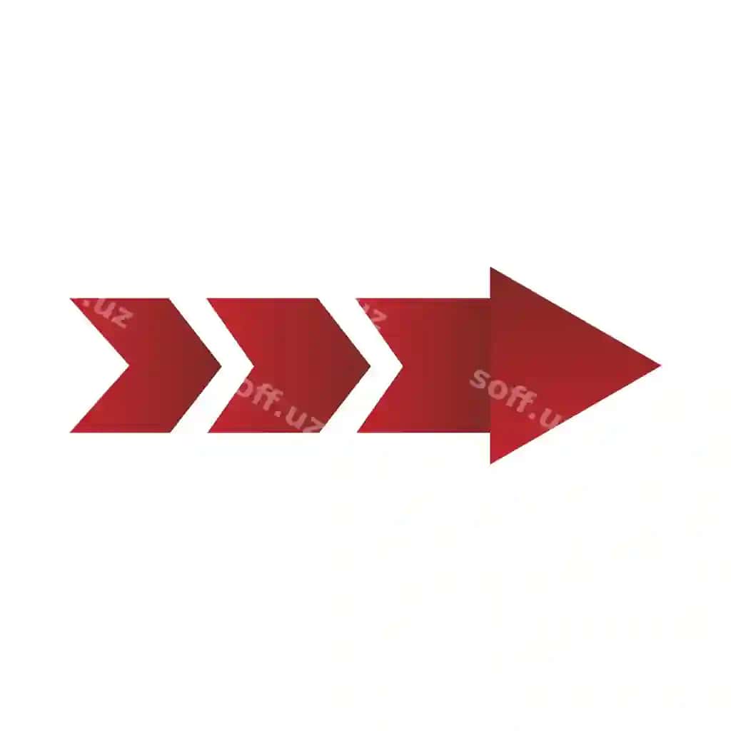 Qizil strelka ko'rsatkichi | Red arrow pointer