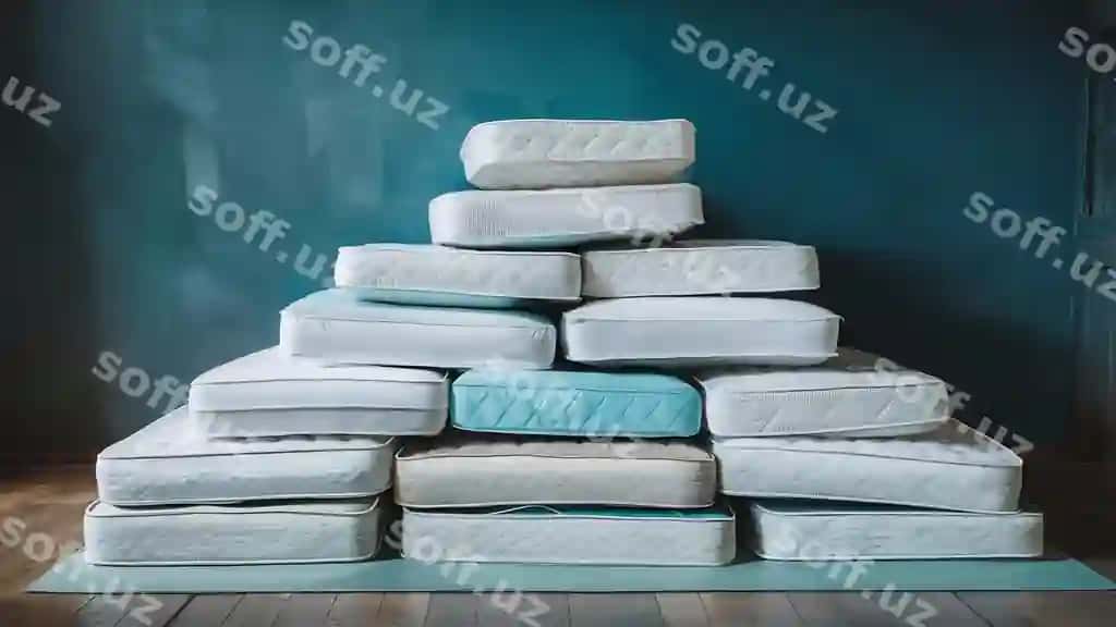 Ko'p matras piramidasi xonasi | Many mattress pyramid room