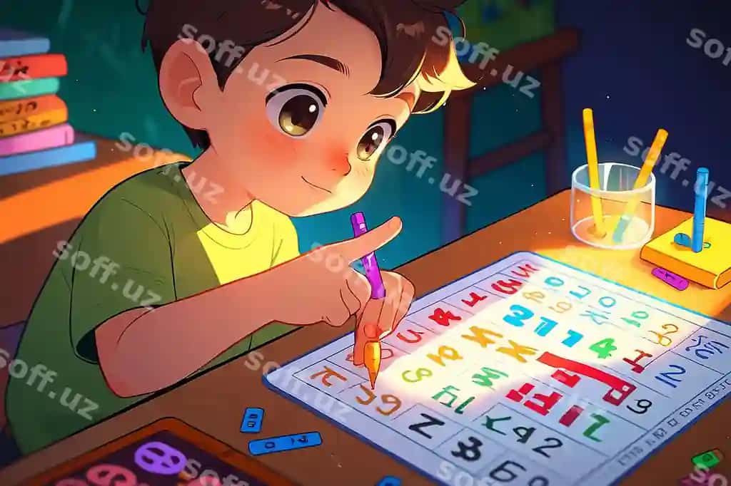 Yoqimtoy kichkina bola sanash barmog'i bilan matematikadan dars beradi | Cute little boy study math with counting finger