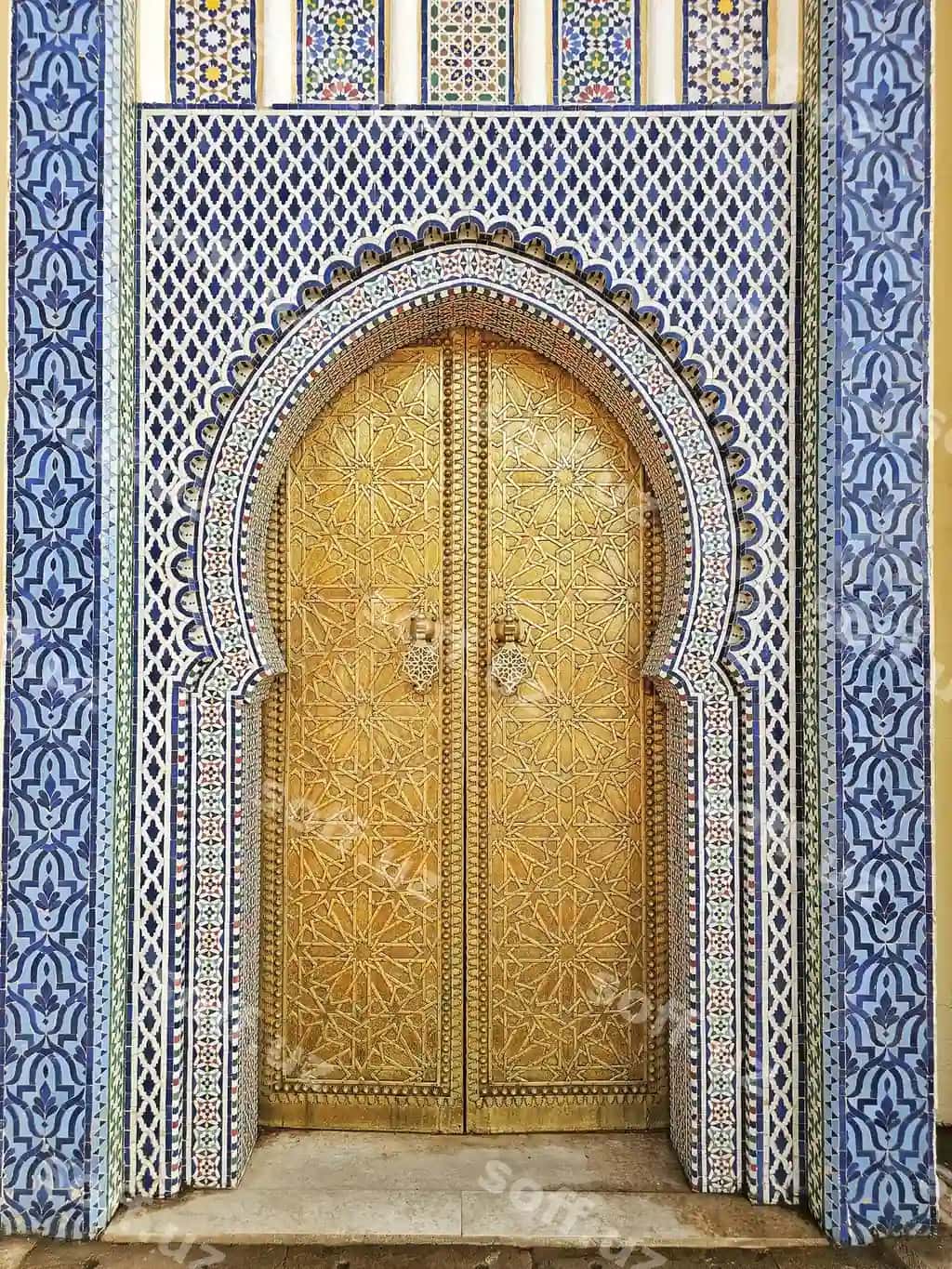 Darvoza qirollik saroyi Fez Marokash | Gate royal palace fez morocco