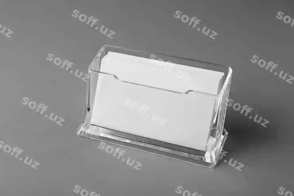 Boshqacha biznes kartalari, kulrang fon | Blank business cards grey background
