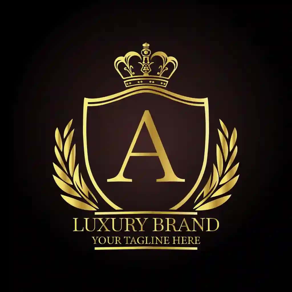 Zarif hashamatli brend logotipi dizayni qirollik bilan murakkab biznes | Elegant luxury brand logo design sophisticated businesses with royal