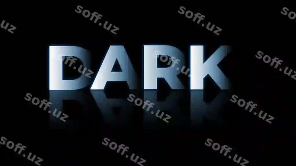 To'q matn uslubi effekti psd | Dark text style effect psd