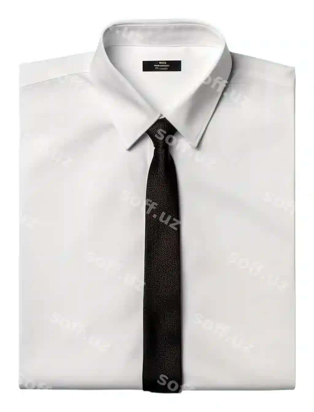 Png oddiy ko'ylak galstuk bilan mockup aksesuarlar tashqi kiyim aksesuar | Png blank shirt with tie mockup accessories outerwear accessory