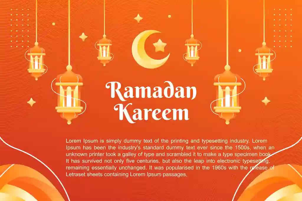Ramazon karim mavzusidagi fon banner shablonlari dizayni | Ramadhan kareem theme background banner template design