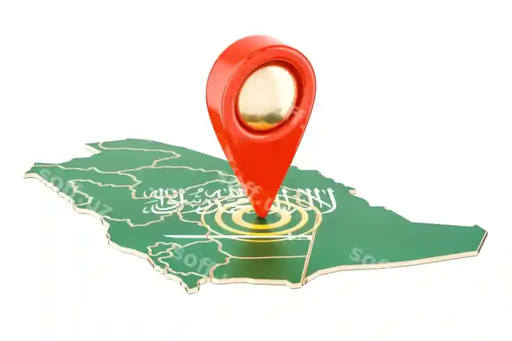 Xarita ko'rsatgichi Saudi Arabiya xaritasi 3D rendering | Map pointer map saudi arabia 3d rendering 2