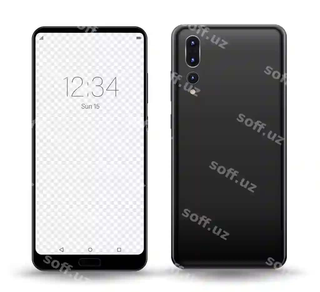 Smartfon maketi shaffof ekranni oson joylashtirish demosi | Smartphone mockup transparent screen easy place demo