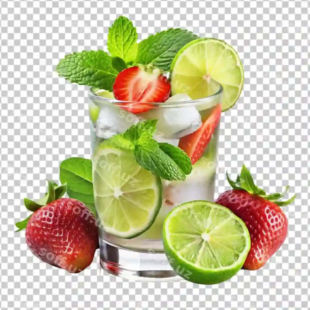 Mustaqallik kuni bayramlik qizil kokteyllar buz atigi bilan | Celebratory red cocktails with ice cube independence day