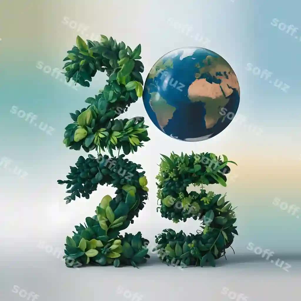 Yunali 2025 yil yangi yil moda yangi yil 2025 dizayn shabloni | 2025 happy new year trendy new year 2025 design template