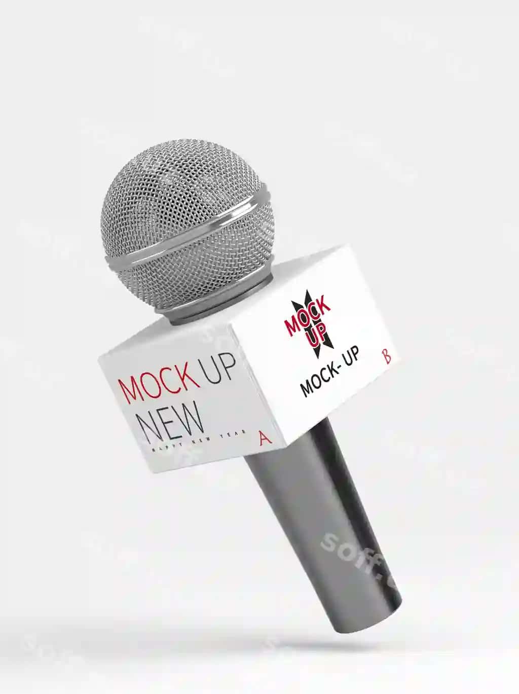 Mikrofon maketi | Microphone mockup