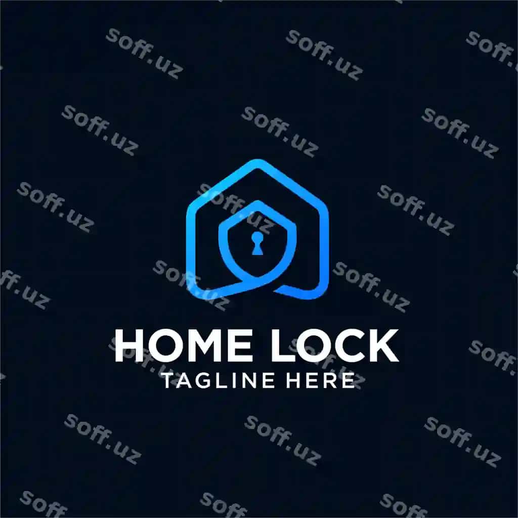 Uy xavfsizlik logotipi | Home security logo
