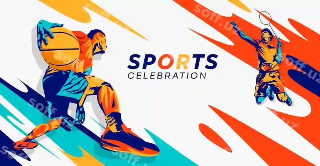 Illustratsiya basketbol o'yinchi grunge uslubi erkak basketbol sportchisi | Illustration basketball player grunge style male basketball athlete