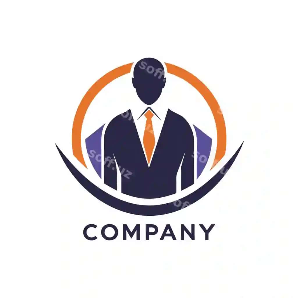 Minimalist turdagi ijodiy biznes logotipi shabloni | Minimalist type creative business logo template
