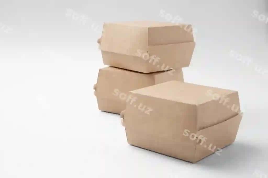 Burger qadoqlash komplekti studiyasi | Burger packaging assortment studio