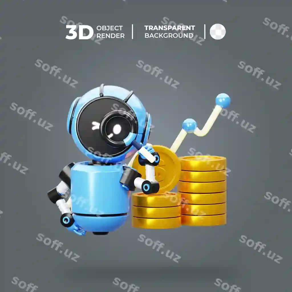3D robot tsikl bilan | 3d robot with loop