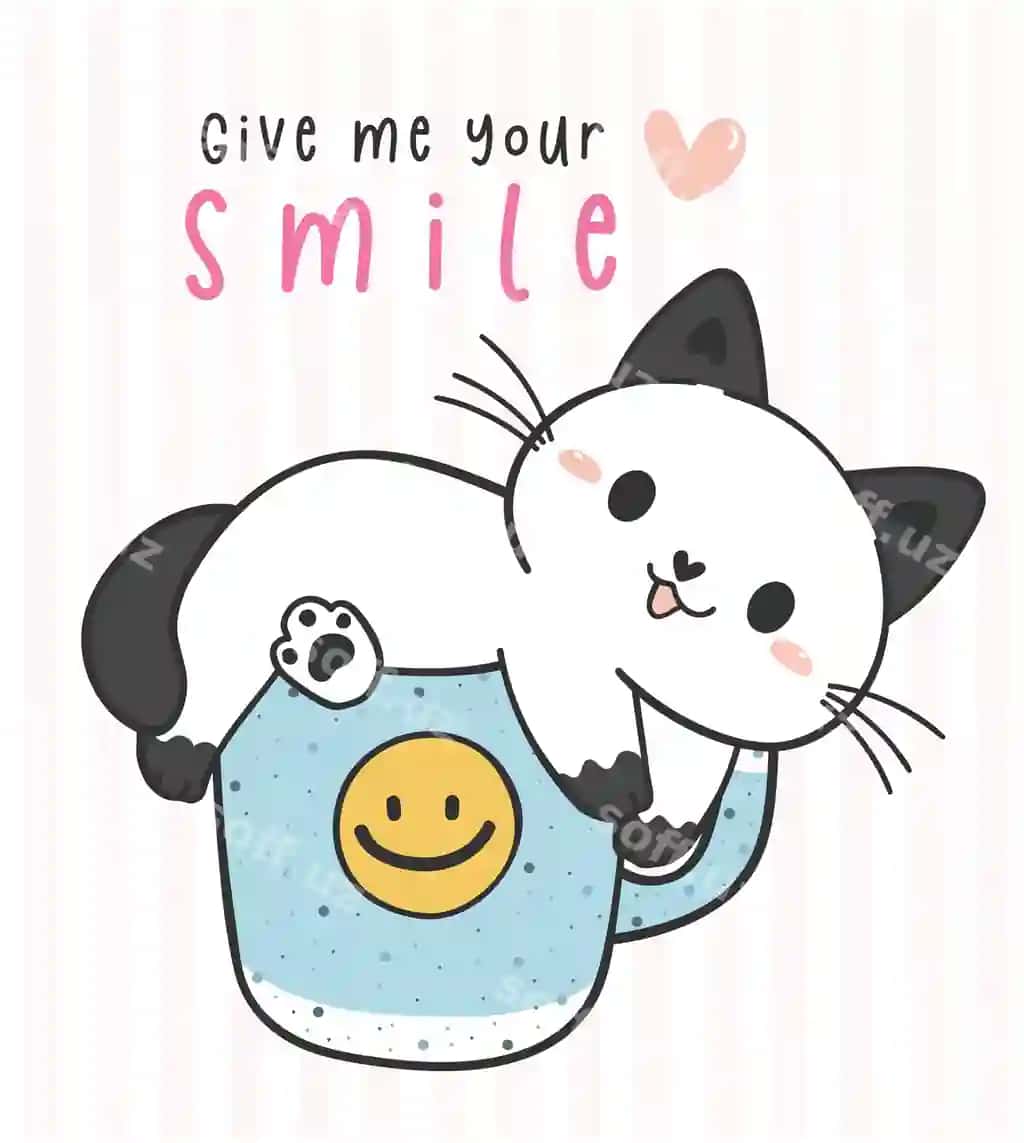 Mammtob o'yinchoq kitten mushuk o'tirgan gerya keramika qahve kupasi mushuk pastel | Cute playful kitten cat sitting pottery ceramic coffee cup cat pastel
