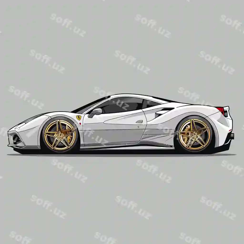 Yon ko'rinish zamonaviy mashina | Side view modern car