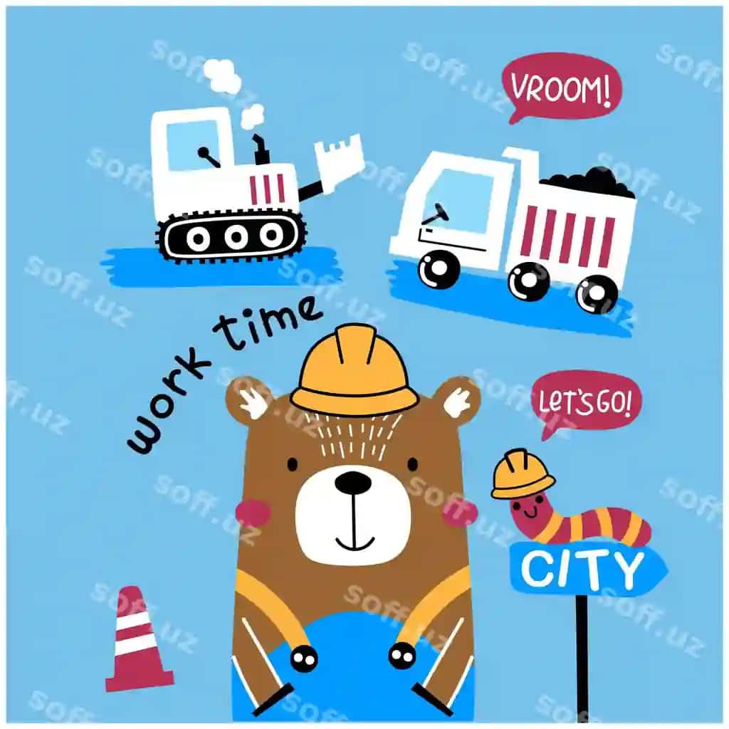 Ayiq ish zonasi xazirki hayvon kartunlari | Bear work zone funny animal cartoon