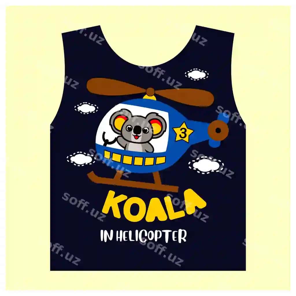 Sevimli koala dizayn karykatur vektor illustratsiyasi | Cute koala design cartoon vector illustration
